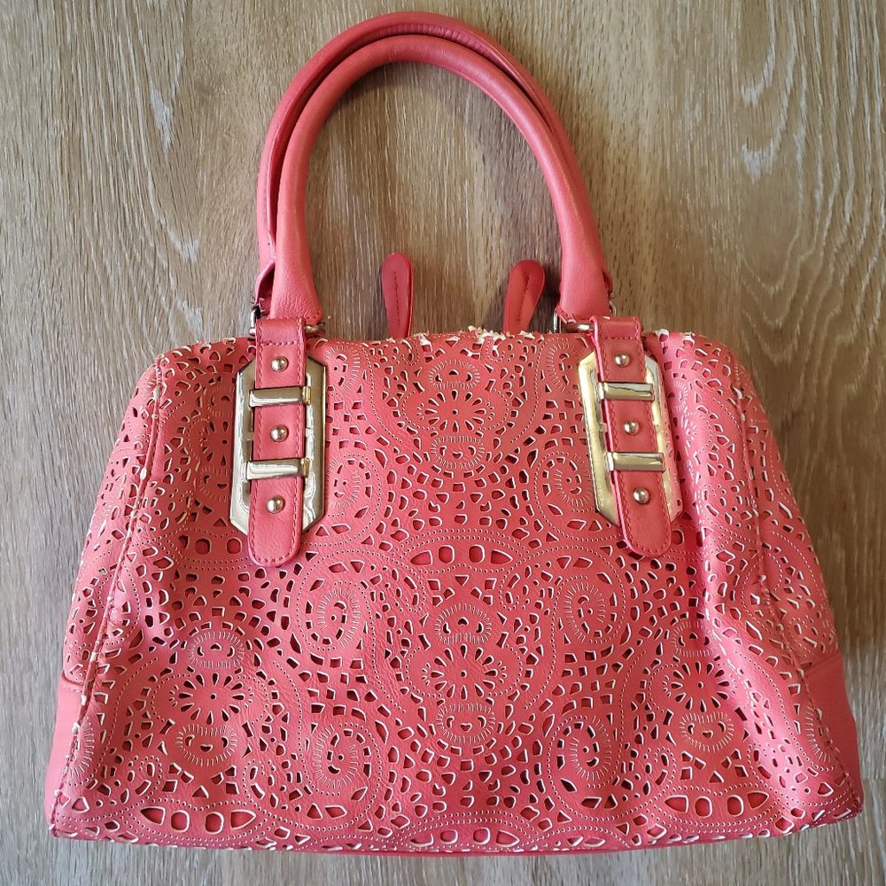 Aldo Leather Laser Cut Bag